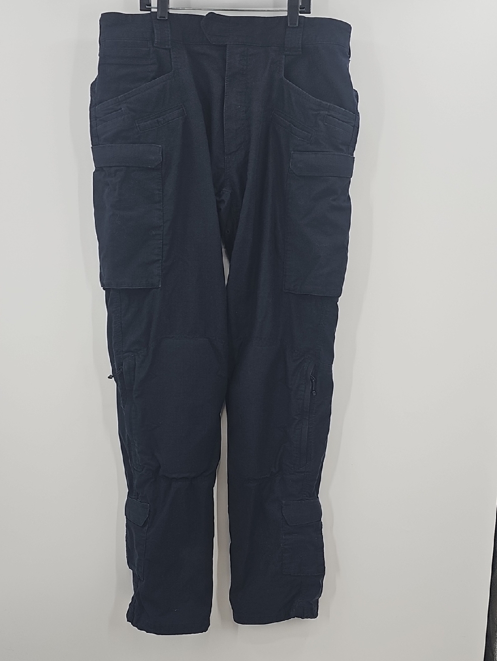 First Tactical Men's Dark Navy Cargo Pants - Classic Utility Style Size 38/36